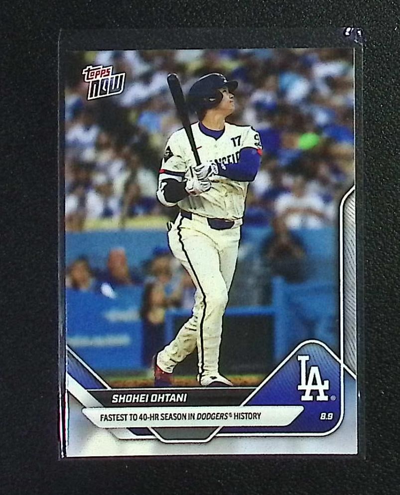 Shohei Ohtani 1 of a 5, 914 Print Run Fastest to 40 HR 2025 Topps Now #537: Topps Baseball MLB Trading & Sports Cards, Sports Cards for Sale Near Me, World Series & Hall of Fame Players Memorabilia, Refractors, X-Fractors, Numbered, SP, SSP, Valuable Auction Memorabilia Lots 