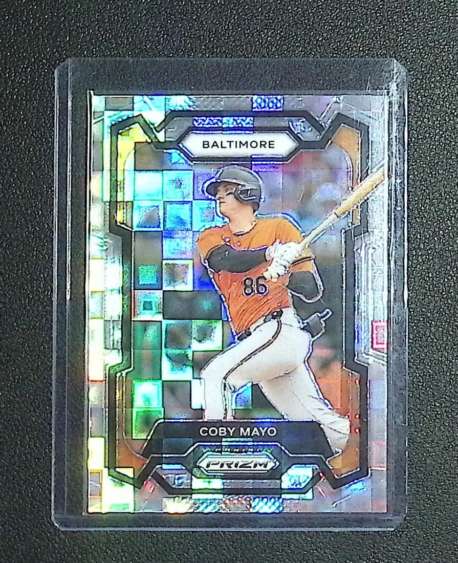 Coby Mayo /199 Premium Box Set Pandora Prospect Card 2024 Panini Prizm #182: Panini Baseball MLB Trading & Sports Cards, Sports Cards for Sale Near Me, Prizm, Mosaic, Select, SP, SSP, Auction Memorabilia Lots for Sale On Line, World Series & Hall of Fame Players