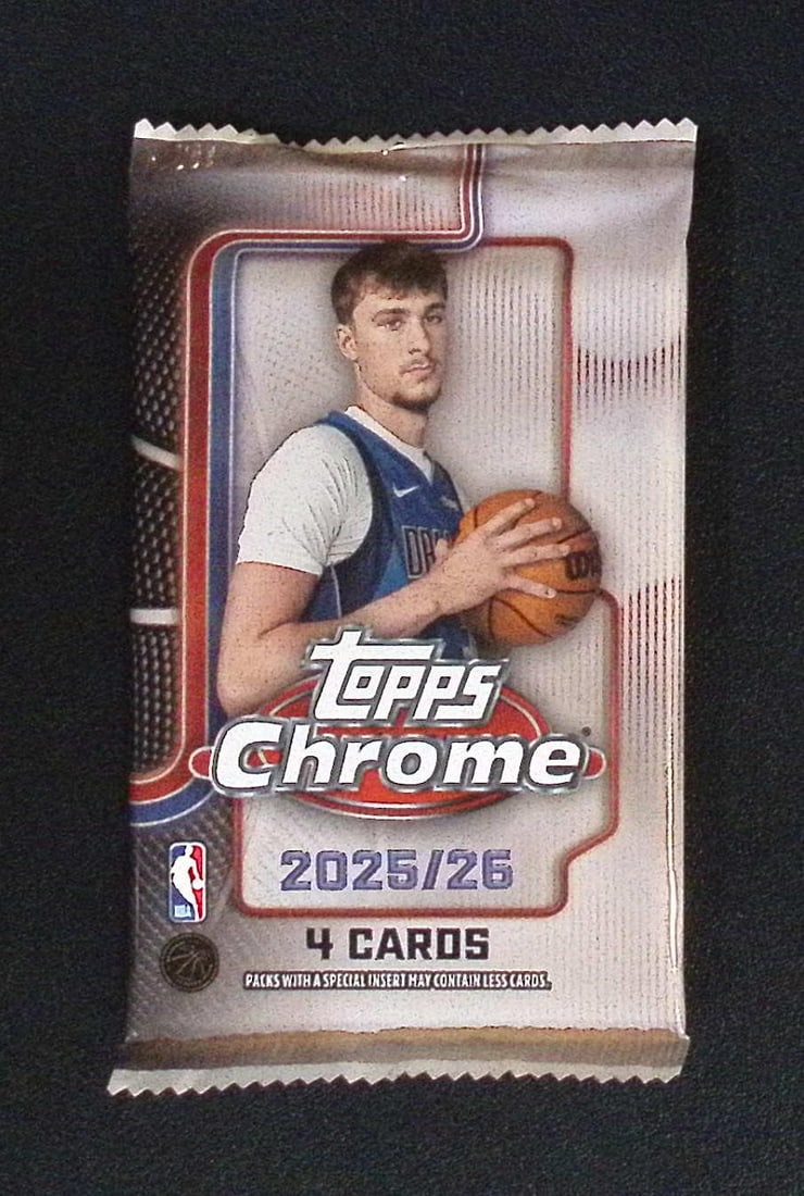 2025 Topps Chrome Basketball BLASTER BOX PACK - Cooper Flagg Rookie Card (1 of 1)