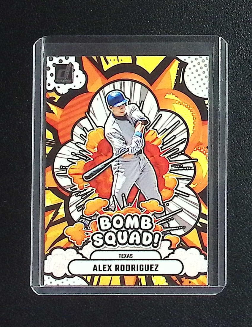 Alex Rodriguez Bomb Squad 2025 Donruss #15: Donruss Baseball MLB Trading & Sports Cards, Sports Cards for Sale Near Me, Prizm, Mosaic, Select, SP, SSP, Auction Memorabilia Lots for Sale On Line, World Series & Hall of Fame Players, Diamond King