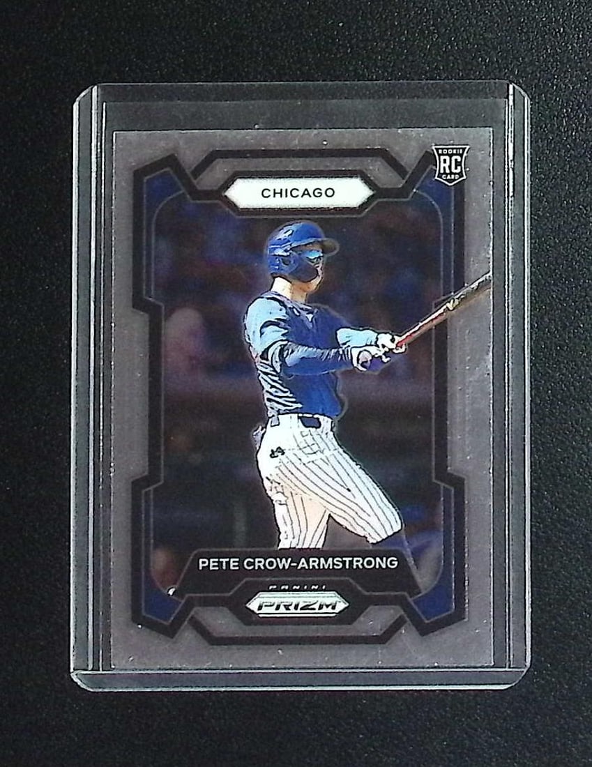 Pete Crow-Armstrong Rookie Card 2024 Panini Prizm #203 Chicago Cubs: Panini Baseball MLB Trading & Sports Cards, Sports Cards for Sale Near Me, Prizm, Mosaic, Select, SP, SSP, Auction Memorabilia Lots for Sale On Line, World Series & Hall of Fame Players