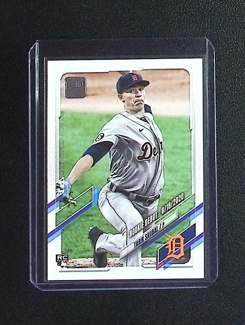 Tarik Skubal Rookie Debut Card 2021 Topps Update Series #US284: Topps Baseball MLB Trading & Sports Cards, Sports Cards for Sale Near Me, World Series & Hall of Fame Players Memorabilia, Refractors, X-Fractors, Numbered, SP, SSP, Valuable Auction Memorabilia Lots 