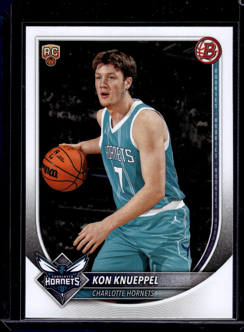 Kon Knueppel Rookie Card 2025-26 Bowman #4 Charlotte Hornets: Bowman Basketball NBA Trading & Sports Cards, Sports Cards for Sale Near Me, Chrome, Refractor, SP, SSP, Valuable Auction Memorabilia Lots Sold On Line, NBA Championship & Hall of Fame Player Cards