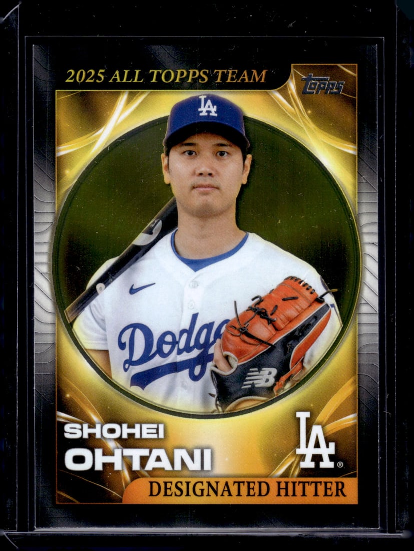 Shohei Ohtani All Topps Team 2025 Topps #ATT-9 Los Angeles Dodgers (1 of 2)