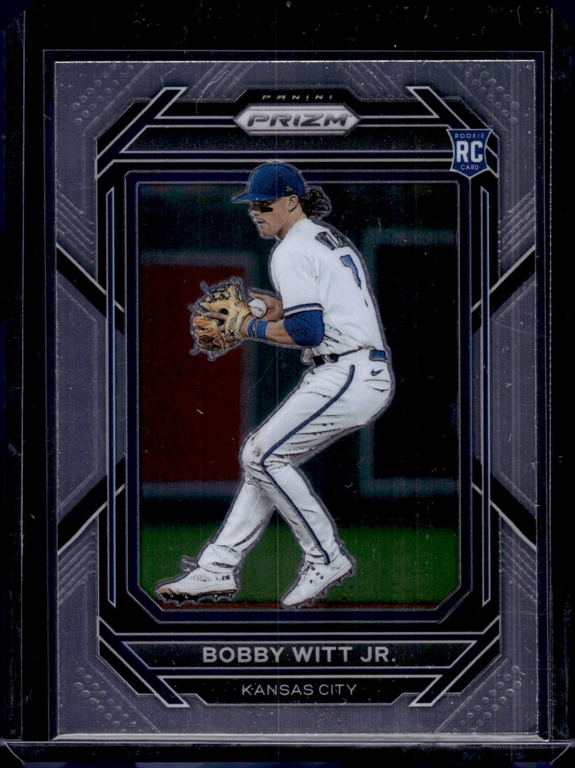 Bobby Witt Jr. Rookie Card 2023 Panini Prizm #254 Kansas City Royals: Panini Baseball MLB Trading & Sports Cards, Sports Cards for Sale Near Me, Prizm, Mosaic, Select, SP, SSP, Auction Memorabilia Lots for Sale On Line, World Series & Hall of Fame Players