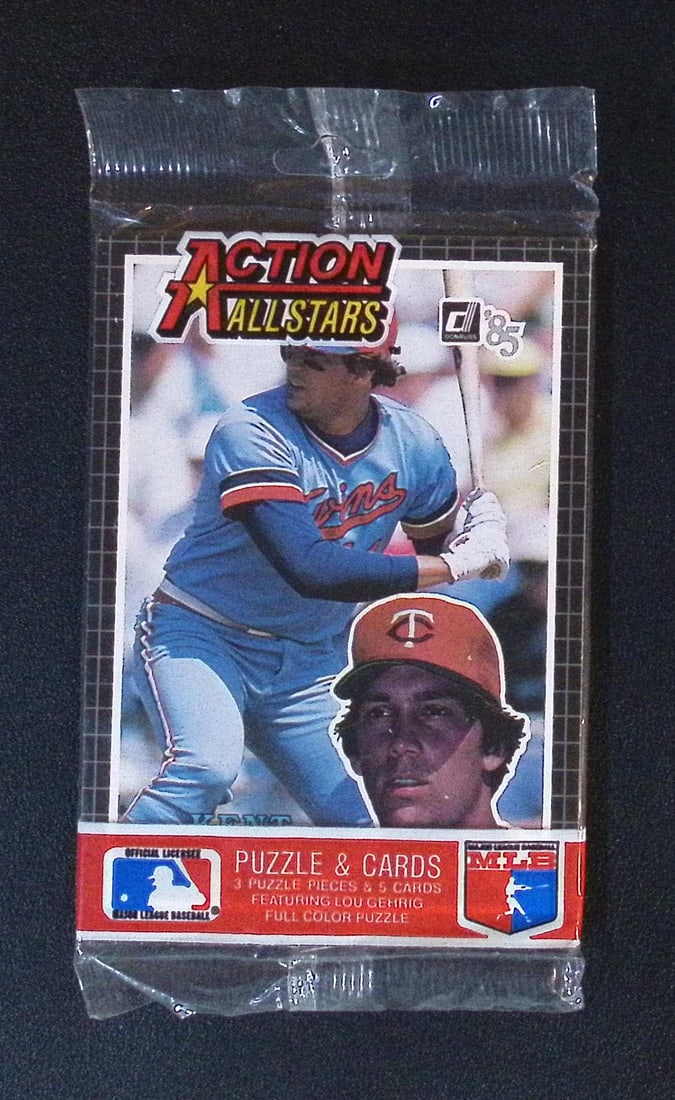 1985 Donruss Action All-stars Baseball Jumbo Card Pack - You Receive the Pack Pictured (1 of 2)
