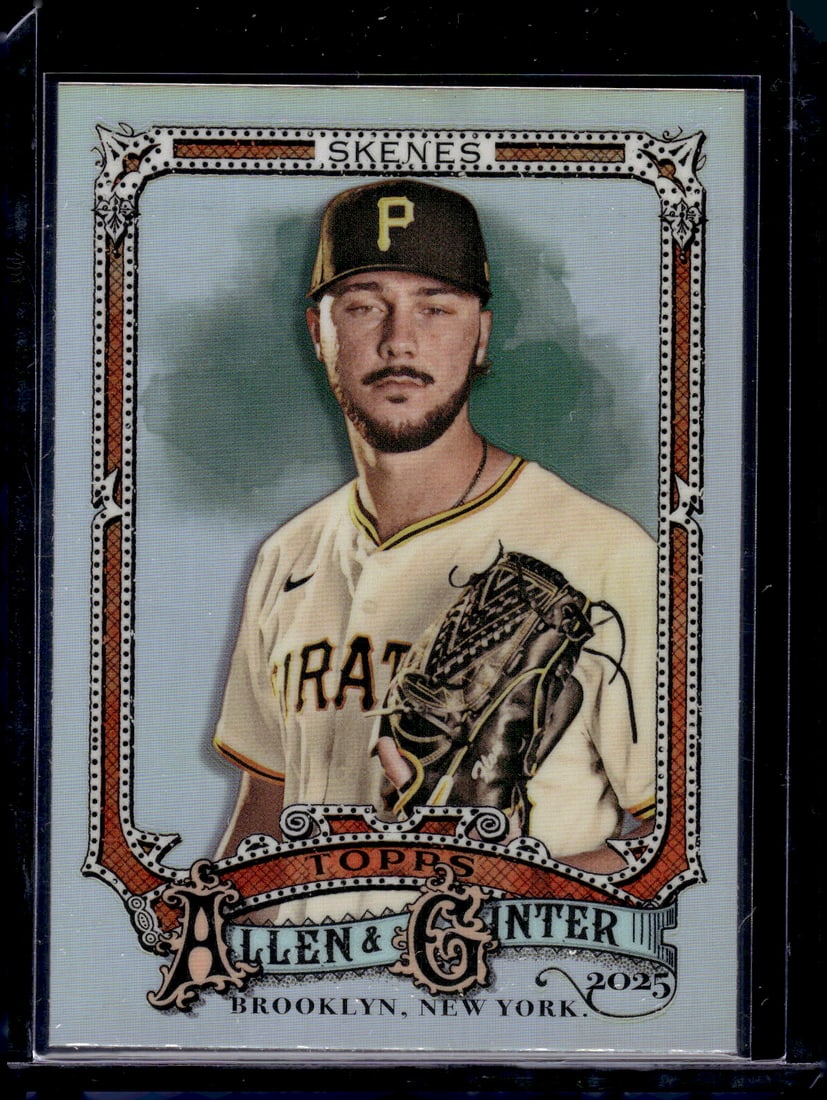 Paul Skenes Refractor 2025 Topps Allen & Ginter #128 Pittsburgh Pirates: Topps Baseball MLB Trading & Sports Cards, Sports Cards for Sale Near Me, World Series & Hall of Fame Players Memorabilia, Refractors, X-Fractors, Numbered, SP, SSP, Valuable Auction Memorabilia Lots 