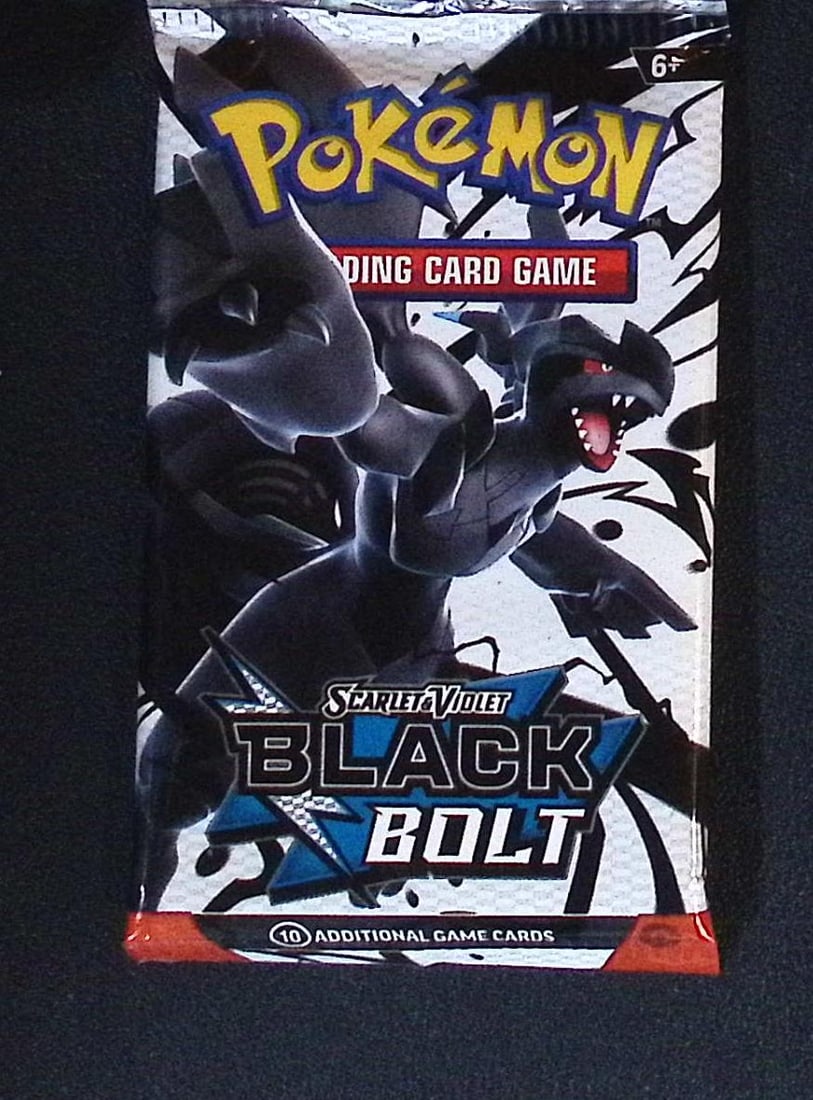 2025 Pokemon Scarlet & Violet Black Bolt 10 Card Booster Pack Charizard: Pokemon Trading Card Game Cards, Charizard, Pikachu, Mewto, EX, Referse Holo, Holo Rare Cards, Secret Rare Cards, Full Art Cards, Evee, 3 Stars Ultra Rare Cards, Double Rare, Illustration Rare,