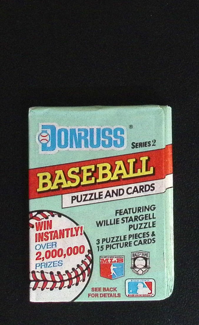1991 Donruss Vintage Baseball Card Series 2 Retail Box Wax Pack, Sports Cards: Vintage Valuable Donruss Baseball MLB Trading & Sports Cards, Robin Yount, George Brett, Rickey Henderson, Nolan Ryan, Old Sports Cards for Sale Near Me, World Series & hall of Fame Players, Auction M