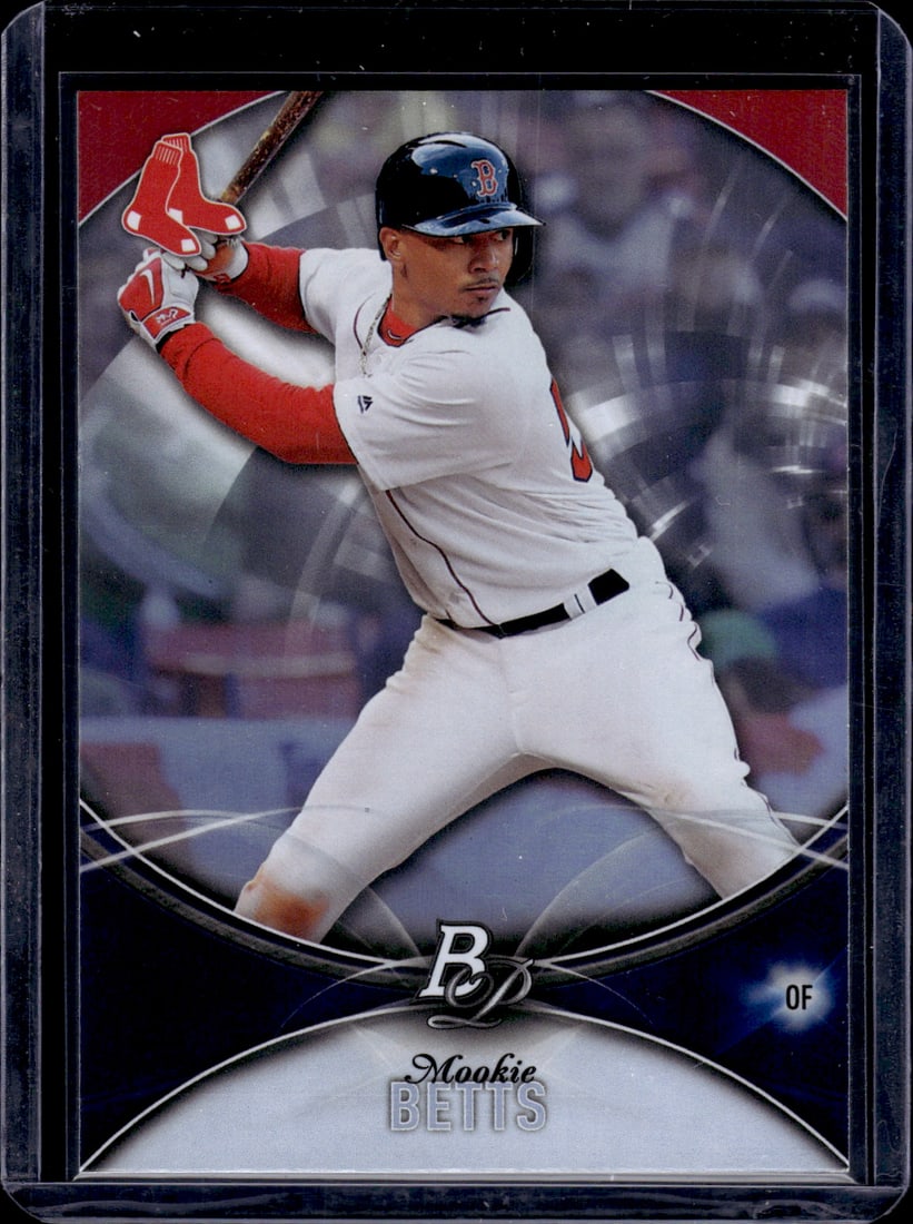 Mookie Betts 2016 Bowman Platinum #39 Red Sox, Dodgers: Bowman Baseball MLB Trading & Sports Cards, Sports Cards for Sale Near Me, World Series & Hall of Fame Players, SP, SSP, Chrome, 1st Bowman, Auction Memorabilia Lots Sold On Line