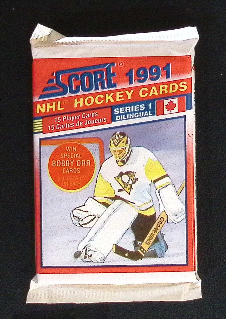 1991 Score Bi-Lingual Series 1 Vintage Hockey Cards Retail Box Pack Sports Cards (1 of 1)