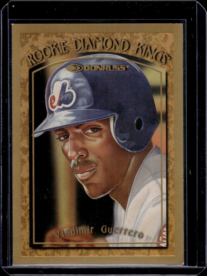 Vladimir Guerrero Rookie Diamond Kings /10000 1997 Donruss #2 Montreal Expos: Donruss Baseball MLB Trading & Sports Cards, Sports Cards for Sale Near Me, Prizm, Mosaic, Select, SP, SSP, Auction Memorabilia Lots for Sale On Line, World Series & Hall of Fame Players, Diamond King
