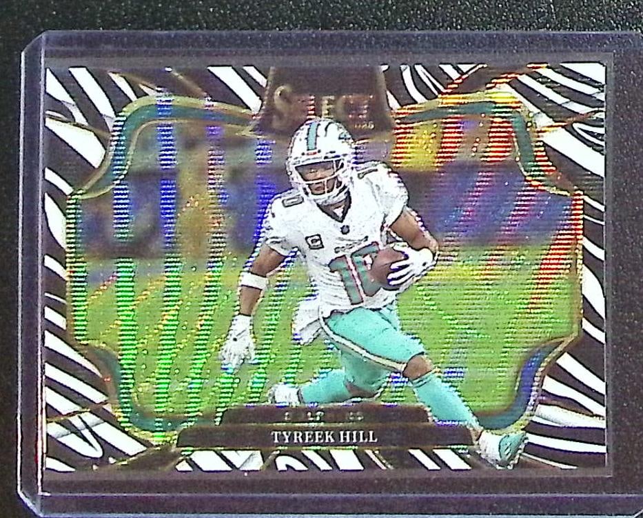 Tyreek Hill Zebra Field Level SSP Case Hit 2025 Select #482 Miami Dolphins, Chiefs (1 of 2)