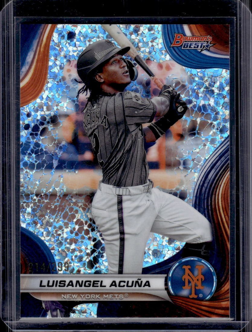 Luisangel Acuna Mini Diamond Refractor /299 2024 Bowman's Best #TP-13 Mets, White Sox (1 of 2)