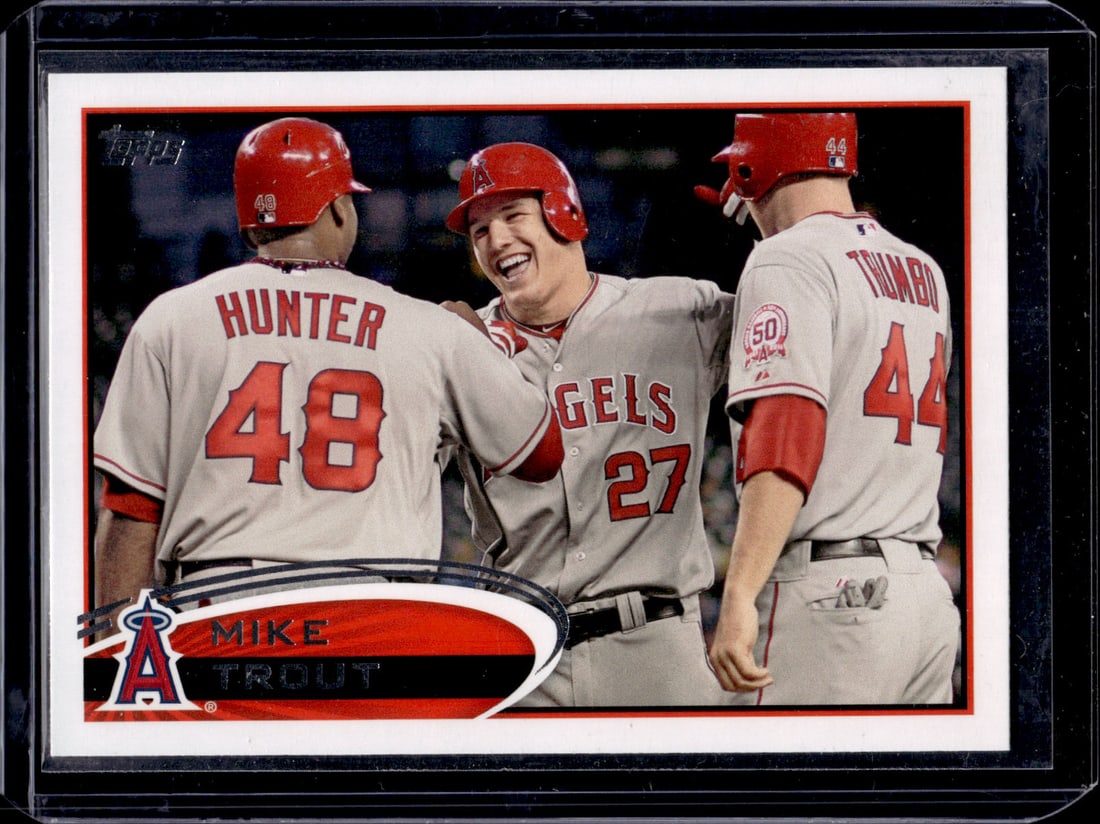 Mike Trout 2012 Topps #446 Los Angeles Angels (1 of 2)