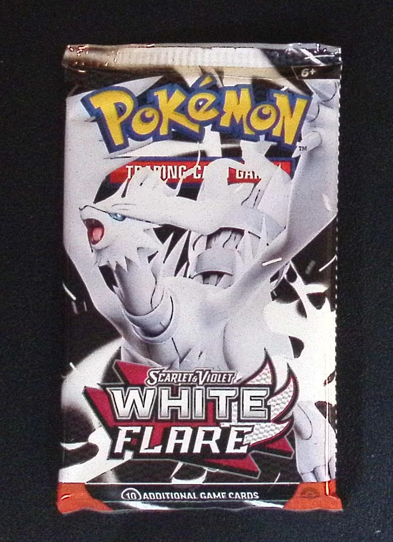 2025 Pokemon Scarlet & Violet White Flare 10 Card Booster Pack Charizard: Pokemon Trading Card Game Cards, Charizard, Pikachu, Mewto, EX, Referse Holo, Holo Rare Cards, Secret Rare Cards, Full Art Cards, Evee, 3 Stars Ultra Rare Cards, Double Rare, Illustration Rare, Specia