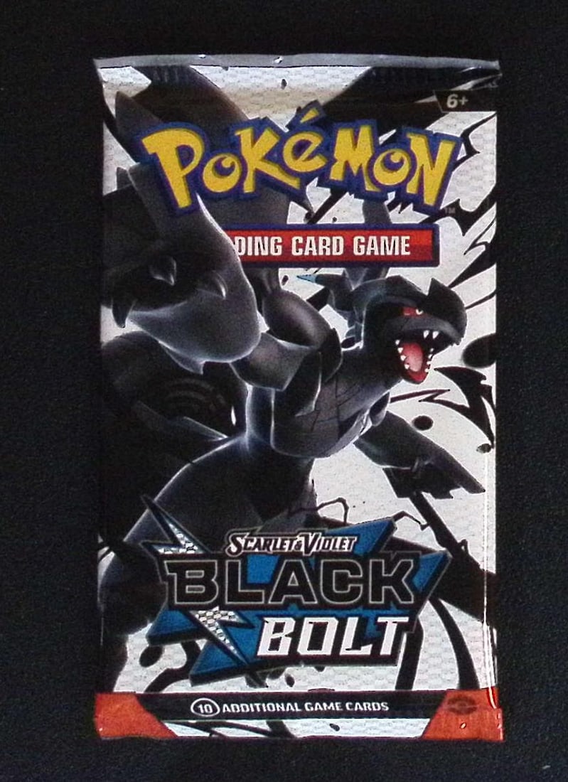 2025 Pokemon Scarlet & Violet Black Bolt 10 Card Booster Pack Charizard (1 of 1)