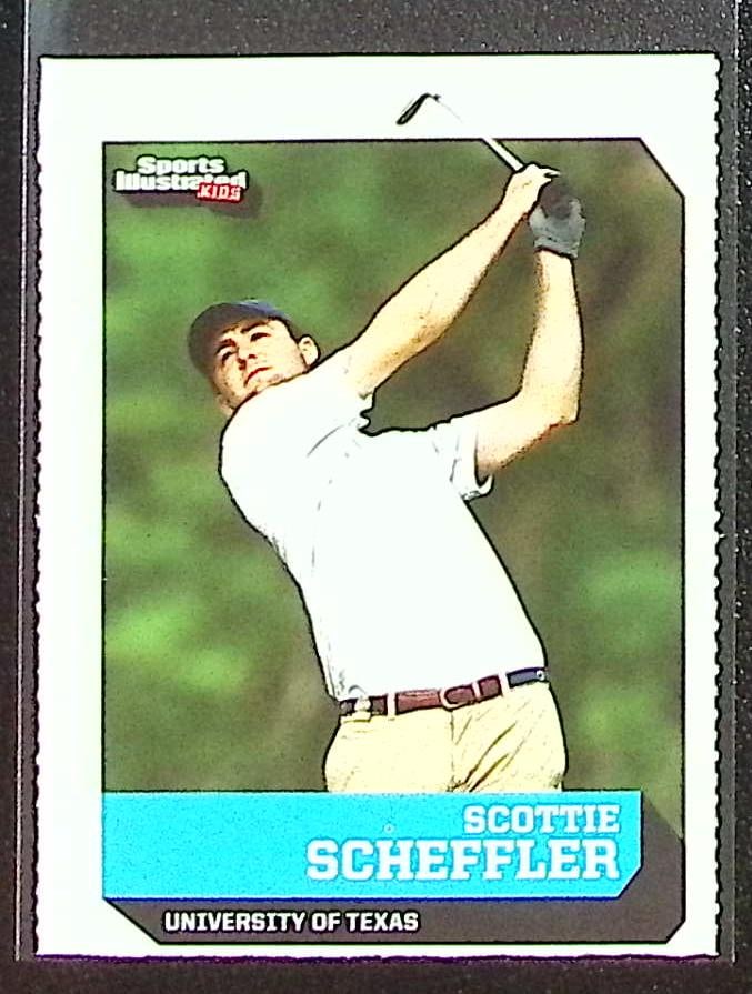 Scottie Scheffler Rookie Card 2017 Sports Illustrated Kids #640 (1 of 2)