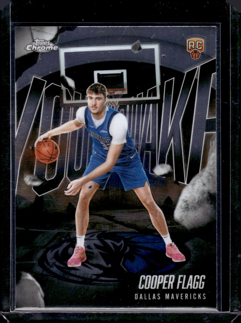 Cooper Flagg Rookie Card Youthquake 2025-26 Topps Chrome #YQ-1 Dallas Mavericks: Topps Chrome Basketball NBA Trading & Sports Cards, Sports Cards for Sale Near Me, Chrome, Refractor, SP, SSP, Valuable Auction Memorabilia Lots Sold On Line, NBA Championship & Hall of Fame Player Ca