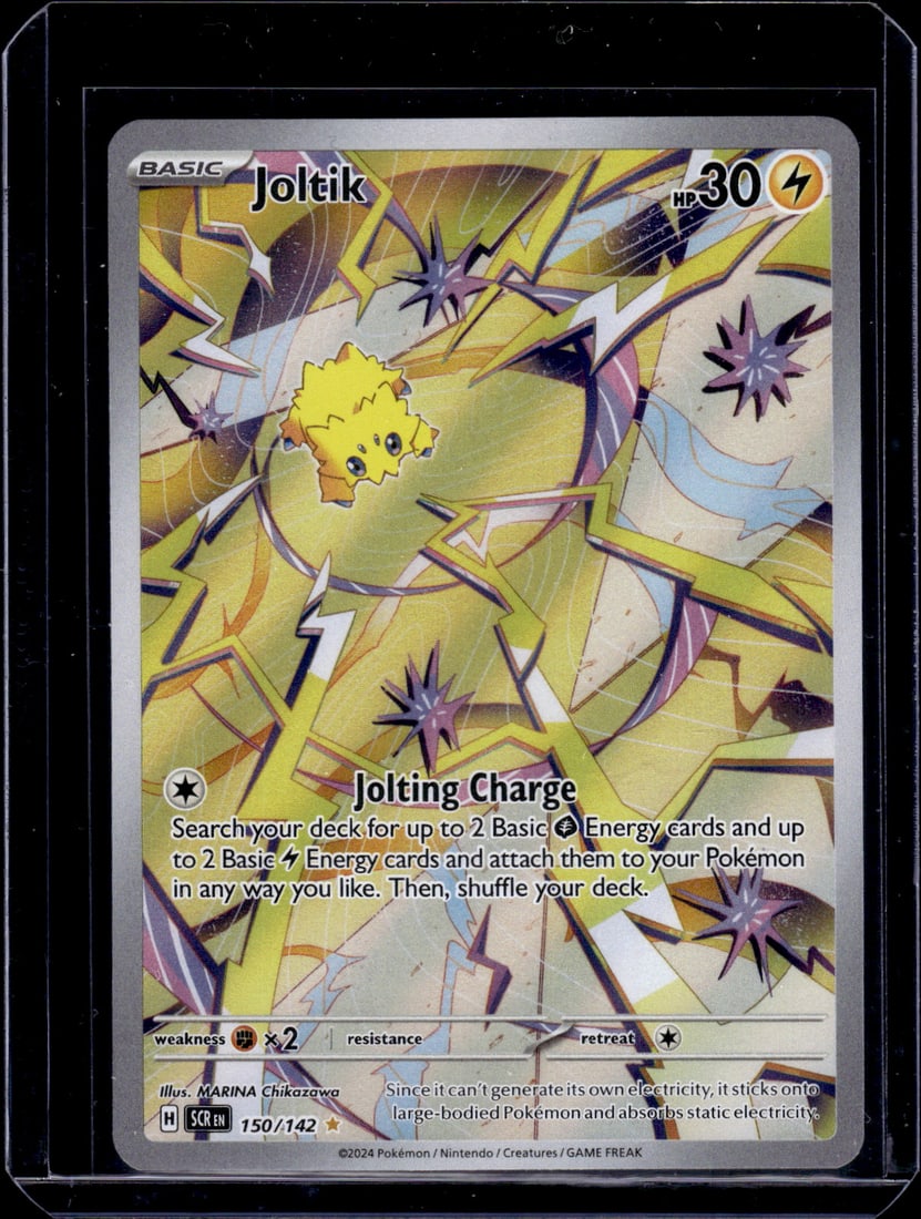 Pokemon Stellar Crown Joltik Illustration Rare #150 (1 of 2)