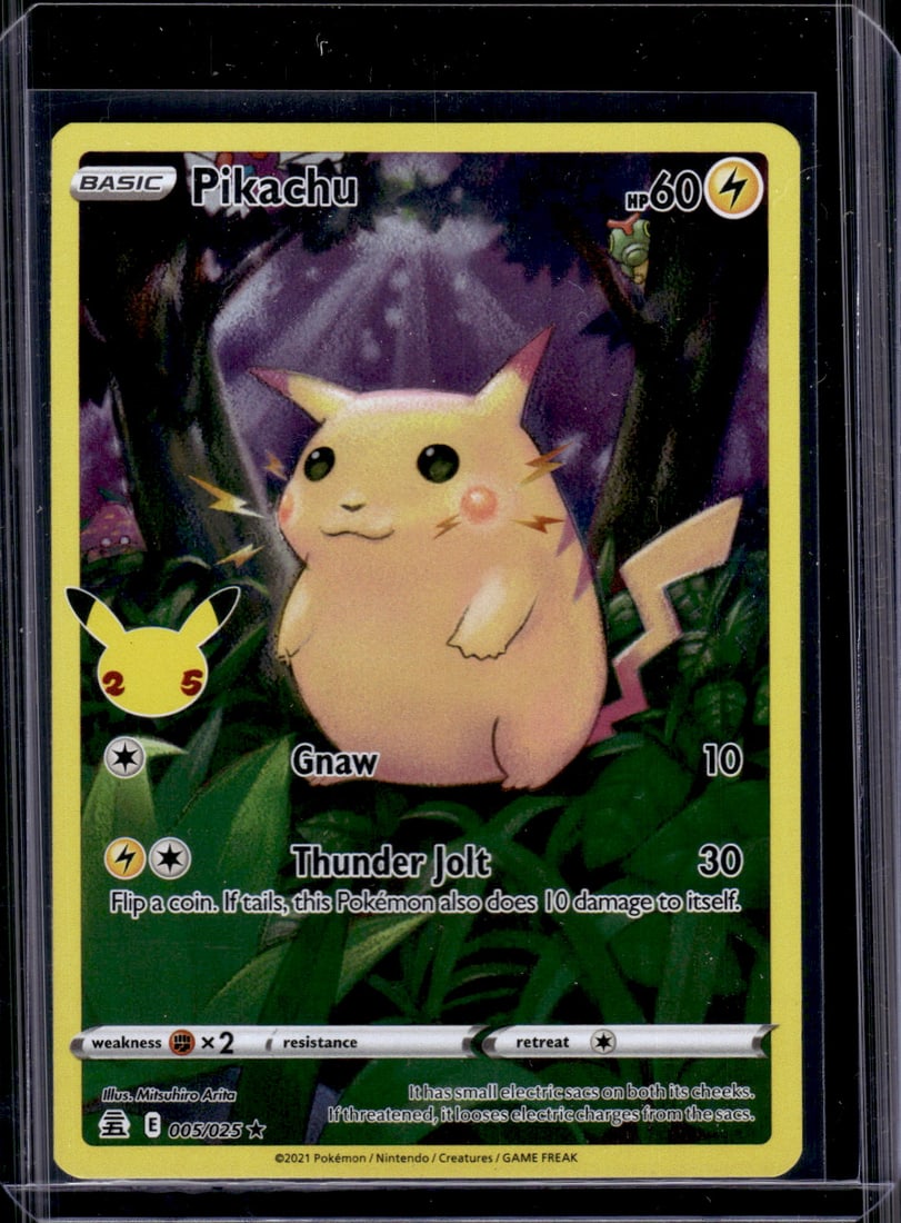 Pokemon Celebrations Pikachu Full Art #5 (1 of 2)