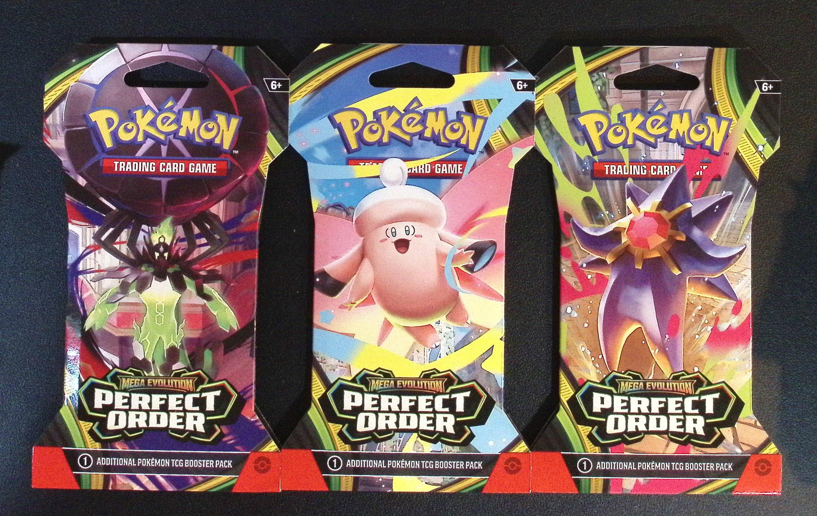 3 COUNT: 2025 Pokemon Phantasmal Flames Sleeved Booster Packs (1 of 1)
