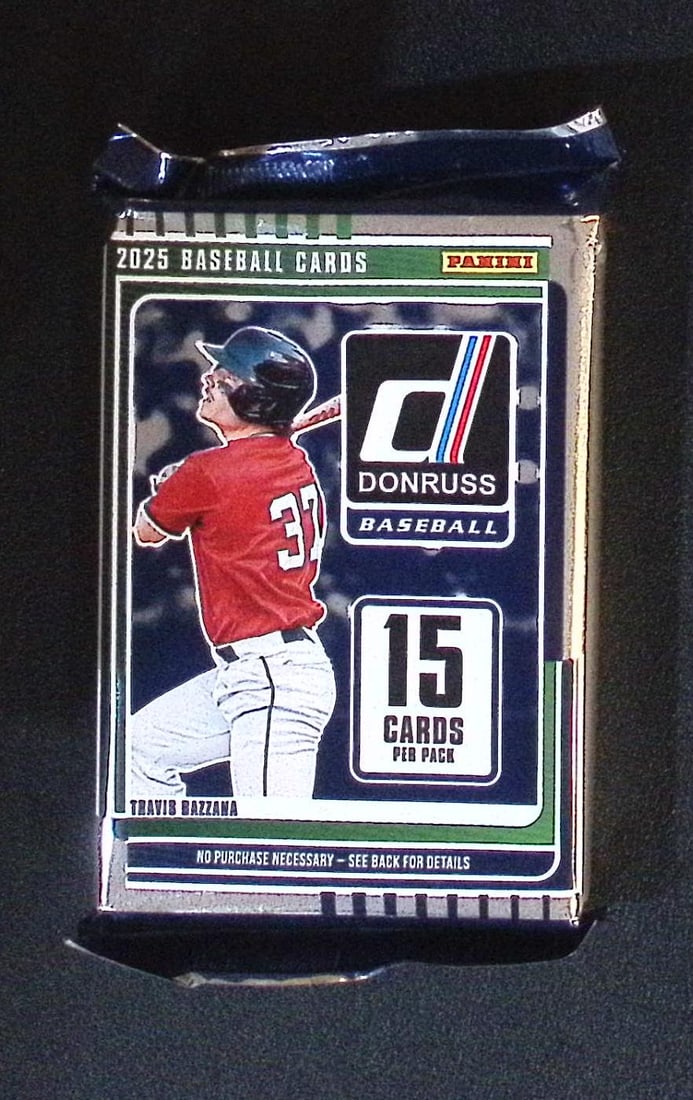 2025 Donruss Baseball Card Blaster Box Pack - Shock Parallels: Donruss Baseball MLB Trading Cards, Rookie Cards, Sports Cards for Sale Near Me, Hall of Fame & World Series Champion Players, Travis Bazzanna, Jake Misiorowski, Konnor Griffin, Bubba Chandler, Jesus 