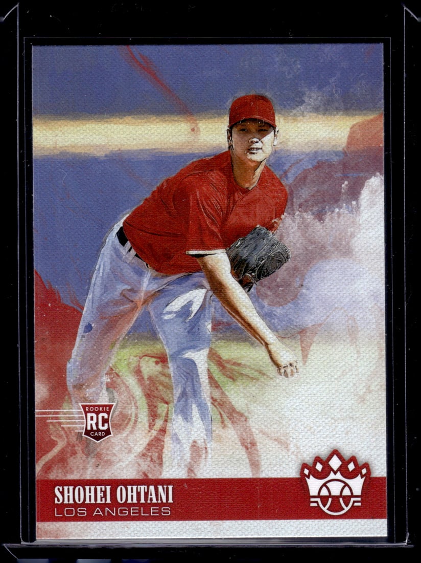Shohei Ohtani Rookie Card 2018 Panini Diamond Kings #73 Angels, Dodgers: Panini Baseball MLB Trading & Sports Cards, Sports Cards for Sale Near Me, Prizm, Mosaic, Select, SP, SSP, Auction Memorabilia Lots for Sale On Line, World Series & Hall of Fame Players