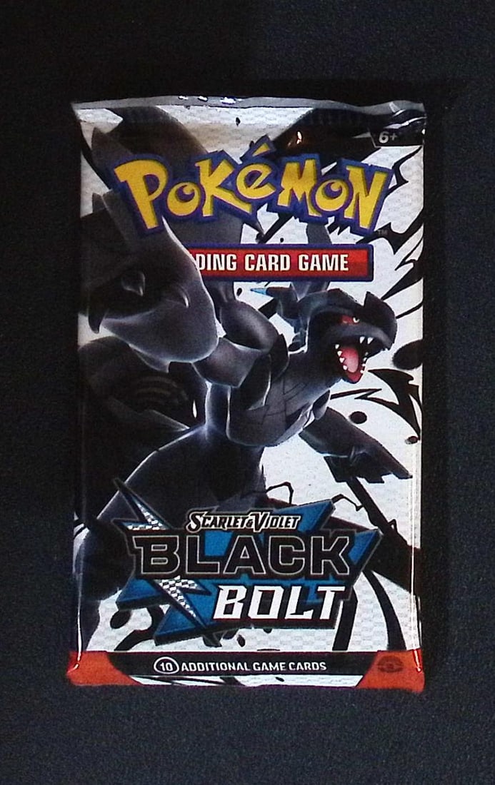 2025 Pokemon Scarlet & Violet Black Bolt 10 Card Booster Pack Charizard (1 of 1)