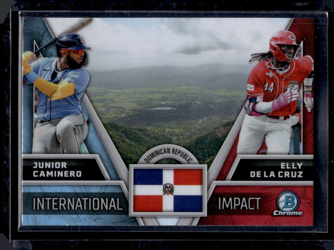 Junior Caminero/Elly De La Cruz International Impact 2024 Bowman Chrome #II-15 (1 of 2)