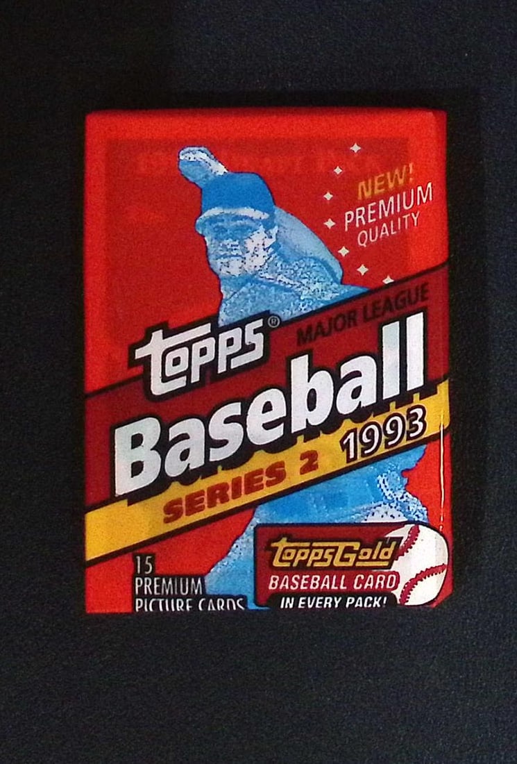 1993 Topps Vintage Series 2 Baseball Card Retail Box Wax Pack: Vintage Valuable Topps Baseball MLB Trading & Sports Cards, Robin Yount, George Brett, Rickey Henderson, Nolan Ryan, Old Sports Cards for Sale Near Me, World Series & hall of Fame Players, Auction Mem
