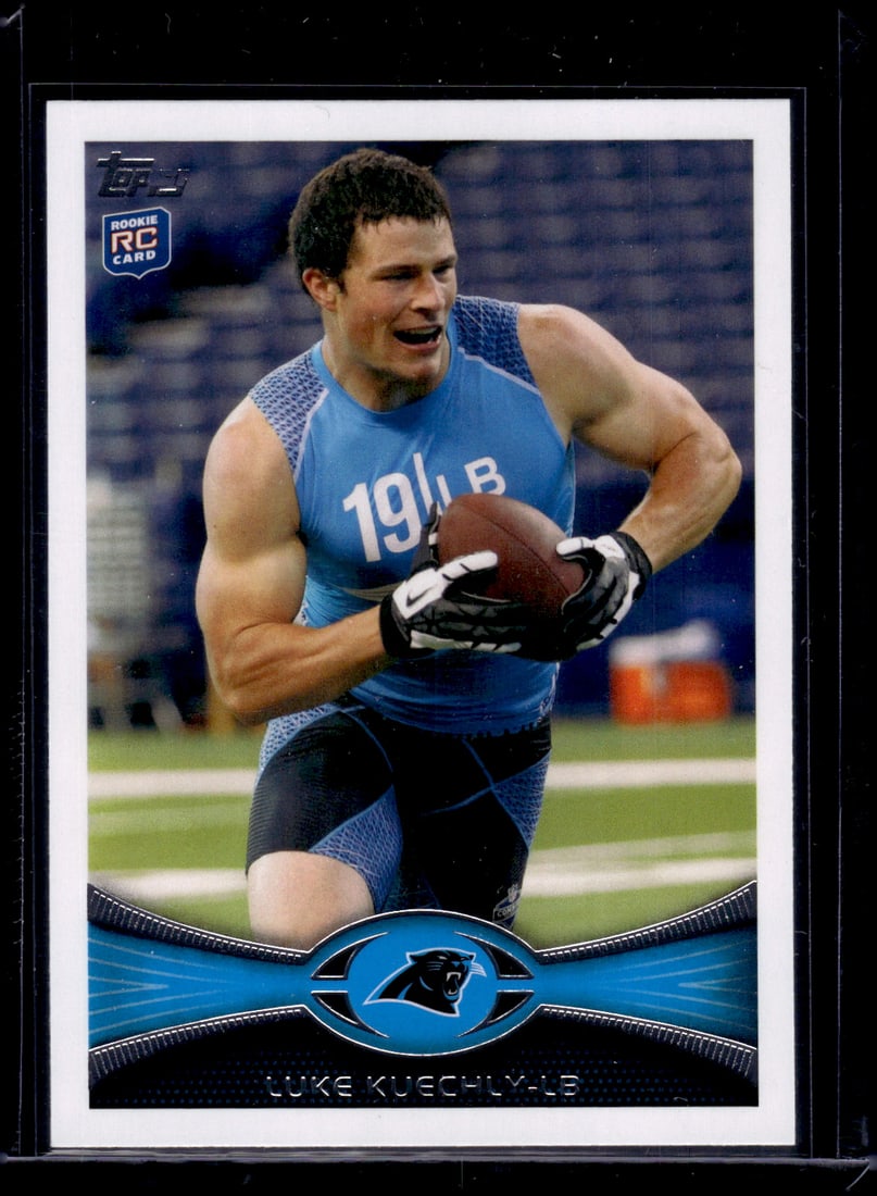 Luke Kuechly Rookie Card 2012 Topps #433 Carolina Panthers: Topps Football NFL Trading Sports Cards, Sports Cards for Sale Near Me, Super Bowl & Hall of Fame Player Cards, Resurgence, Composite, SP, SSP, Valuable Auction Memorabilia Lots For Sale On Line