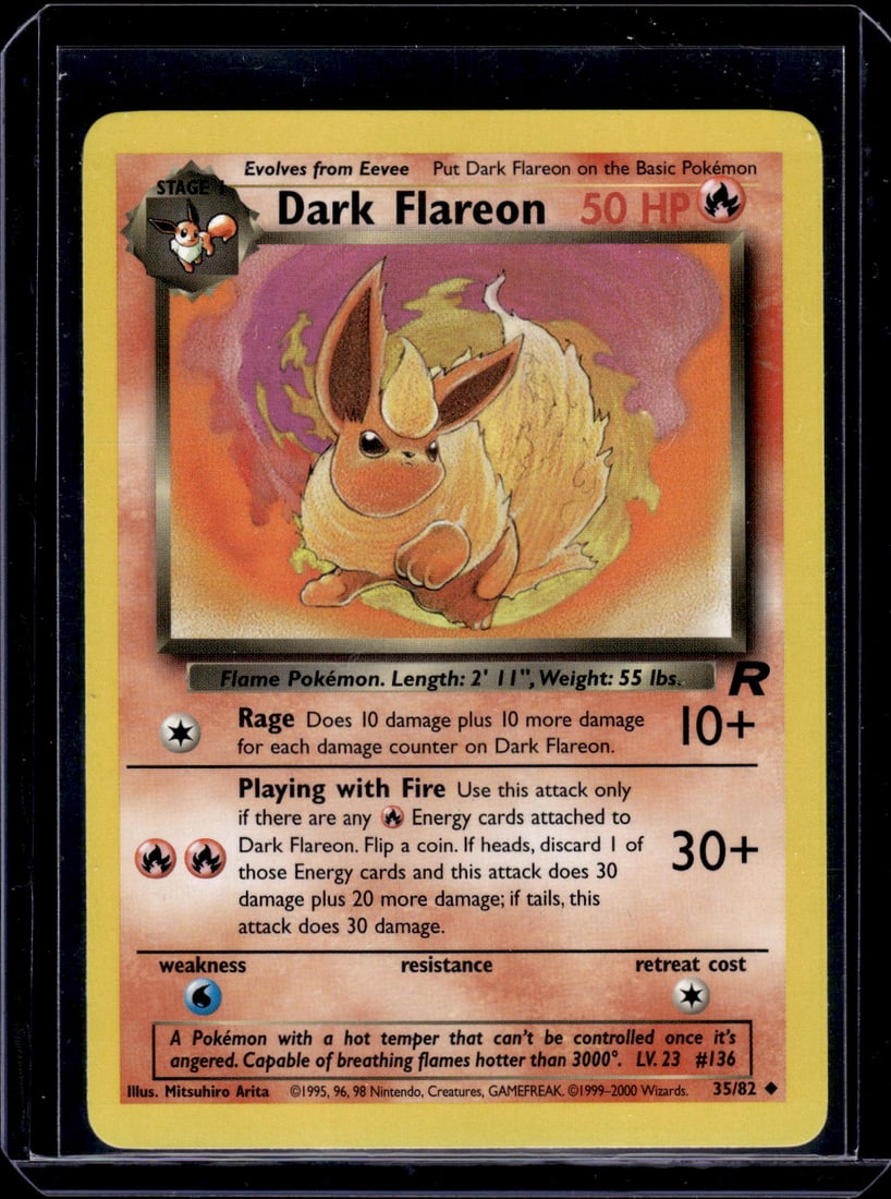 Pokemon Team Rocket Dark Flareon #35 (1 of 2)