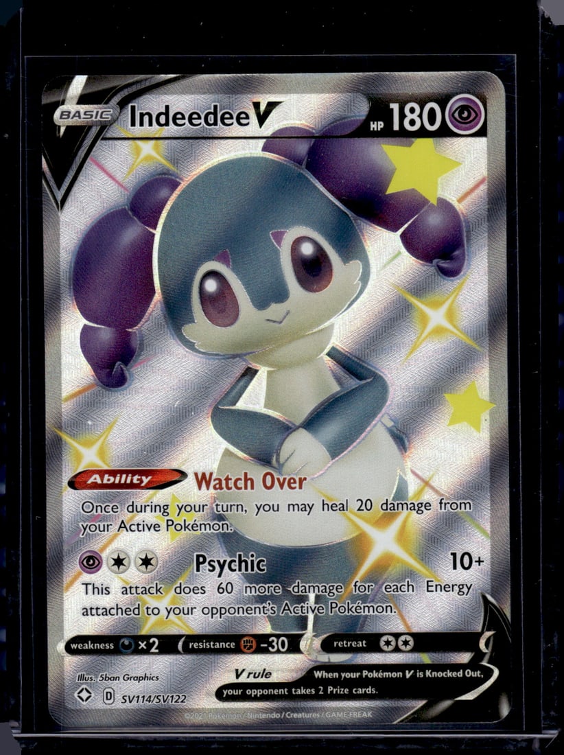Pokemon Shining Fates Indeedee V Shiny Vault #SV114 (1 of 2)