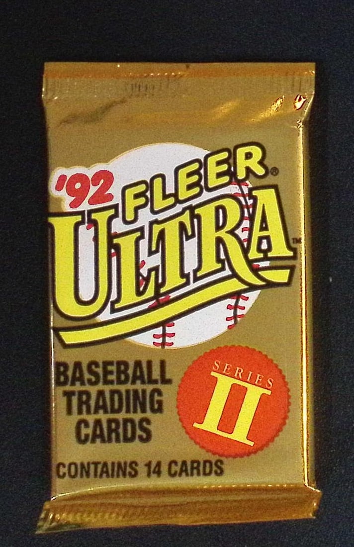 1992 Fleer Ultra Series II Baseball Cards Retail Box Pack Sports Cards MLB Trading Cards Rookie: Fleer Vintage Baseball MLB Trading & Sports Cards, World Series & Hall of Fame Players, Old Sports Cards for Sale Near Me, Valuable Auction Memorabilia Lots For Sale On Line, Tony Gwynn, Rickey Hender