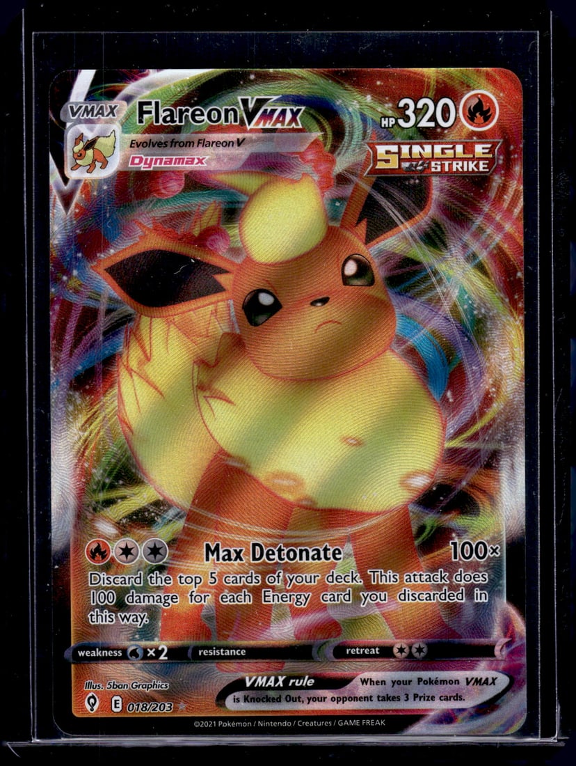 Pokemon Evolving Skies Flareon VMax #18 (1 of 2)