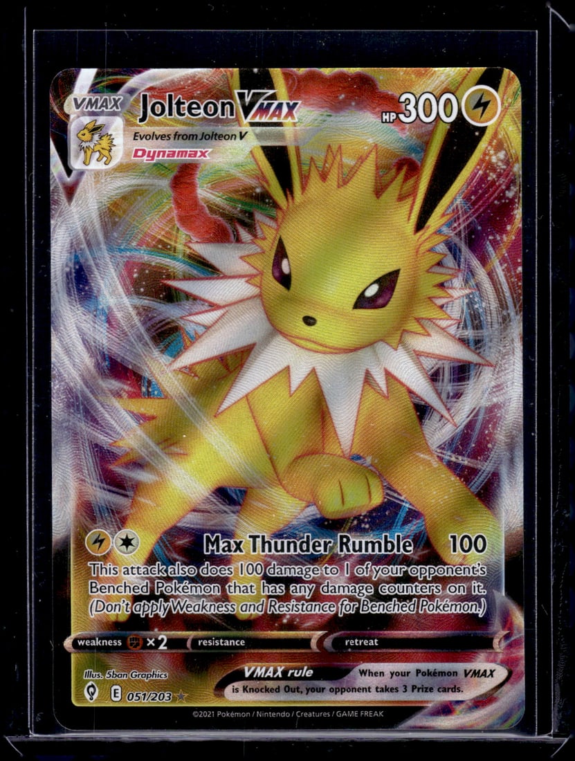 Pokemon Evolving Skies Jolteon VMax #51 (1 of 2)