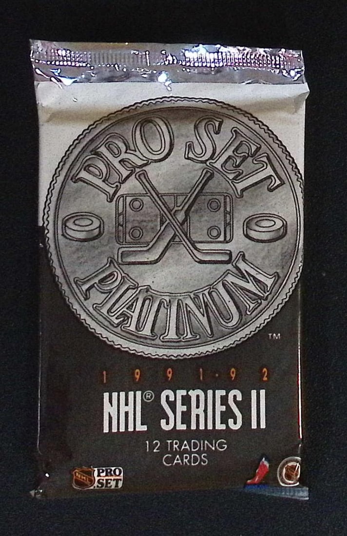 1991-92 Pro Set Platinum Series 2 Vintage Hockey Card Factory Sealed Retail Box Pack: Pro Set Vintage Hockey NHL Trading & Sports Cards, Brett Hull, Ray Bourque, Patrick Roy, Mario Lemieux, Wayne Gretzky, Sports Cards for Sale Near Me, Auction Lots for Sale on Line, Stanley Cup Winners