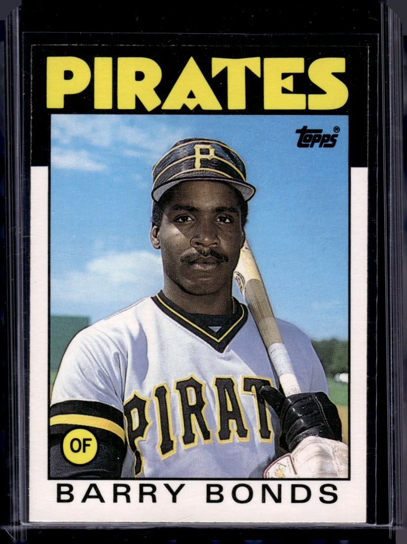 Barry Bonds Rookie Card 1986 Topps Traded #11T Pittsburgh Pirates (1 of 2)
