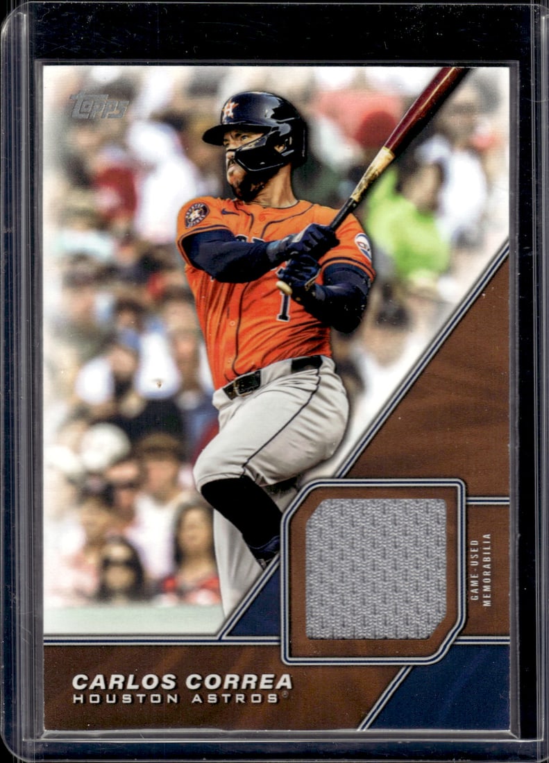 Carlos Correa Game Used Patch 2026 Topps #MLM-CCO Houston Astros: Topps Baseball MLB Trading & Sports Cards, Sports Cards for Sale Near Me, World Series & Hall of Fame Players Memorabilia, Refractors, X-Fractors, Numbered, SP, SSP, Valuable Auction Memorabilia Lots 