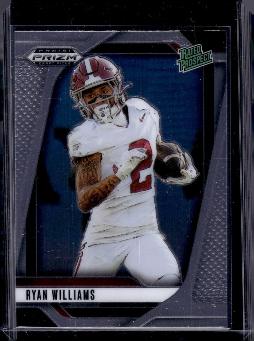 Ryan Williams Rated Prospect 2025 Prizm Draft Picks #151 Alabama Crimson Tide: Panini Select, Prizm, Mosaic, Contenders, Zenith, Phoenix, Illusions, Absolute, Rookie NFL Sports Trading Cards, SP, SSP, Cards, Football Cards for Sale Near Me, Superbowl & Hall of Fame Player Cards,