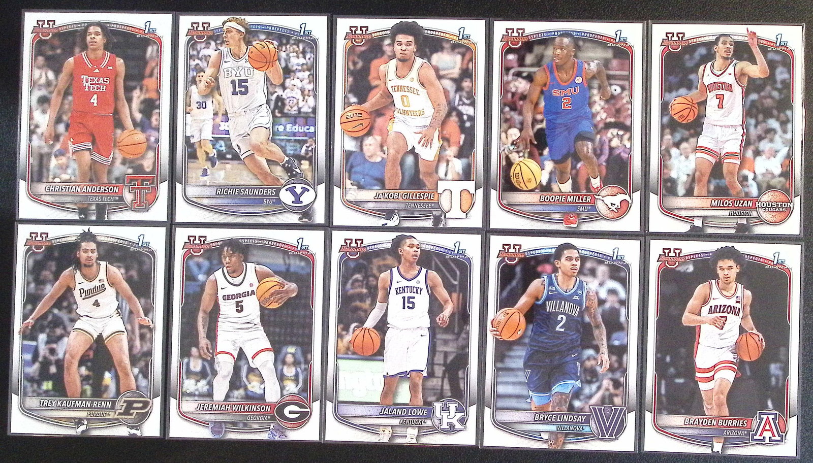 Lot of 10 2025-26 Bowman U Basketball 1st Bowmans. All Different, See Pictures: Bowman Basketball NBA Trading & Sports Cards, Sports Cards for Sale Near Me, Chrome, Refractor, SP, SSP, Valuable Auction Memorabilia Lots Sold On Line, NBA Championship & Hall of Fame Player Cards