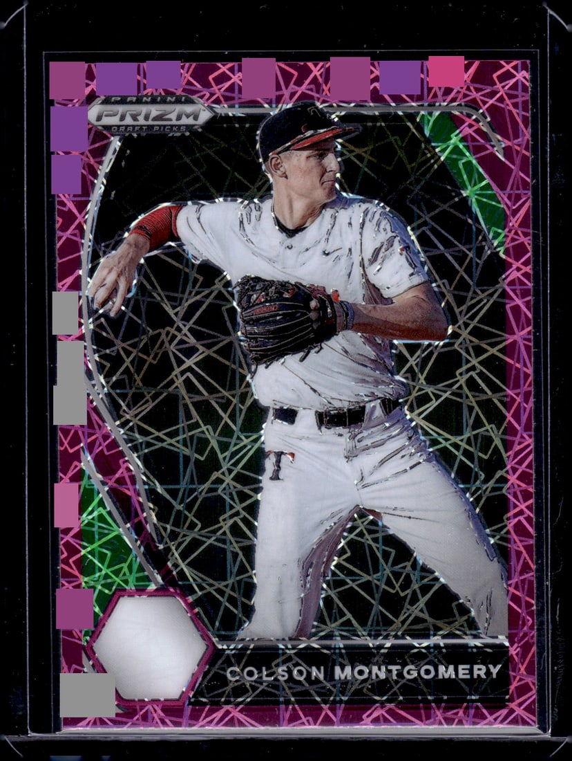 Colson Montgomery Pink Velocity Prizm 2021 Prizm Draft Picks #PDP22 White Sox: Panini Baseball MLB Trading & Sports Cards, Sports Cards for Sale Near Me, Prizm, Mosaic, Select, SP, SSP, Auction Memorabilia Lots for Sale On Line, World Series & Hall of Fame Players