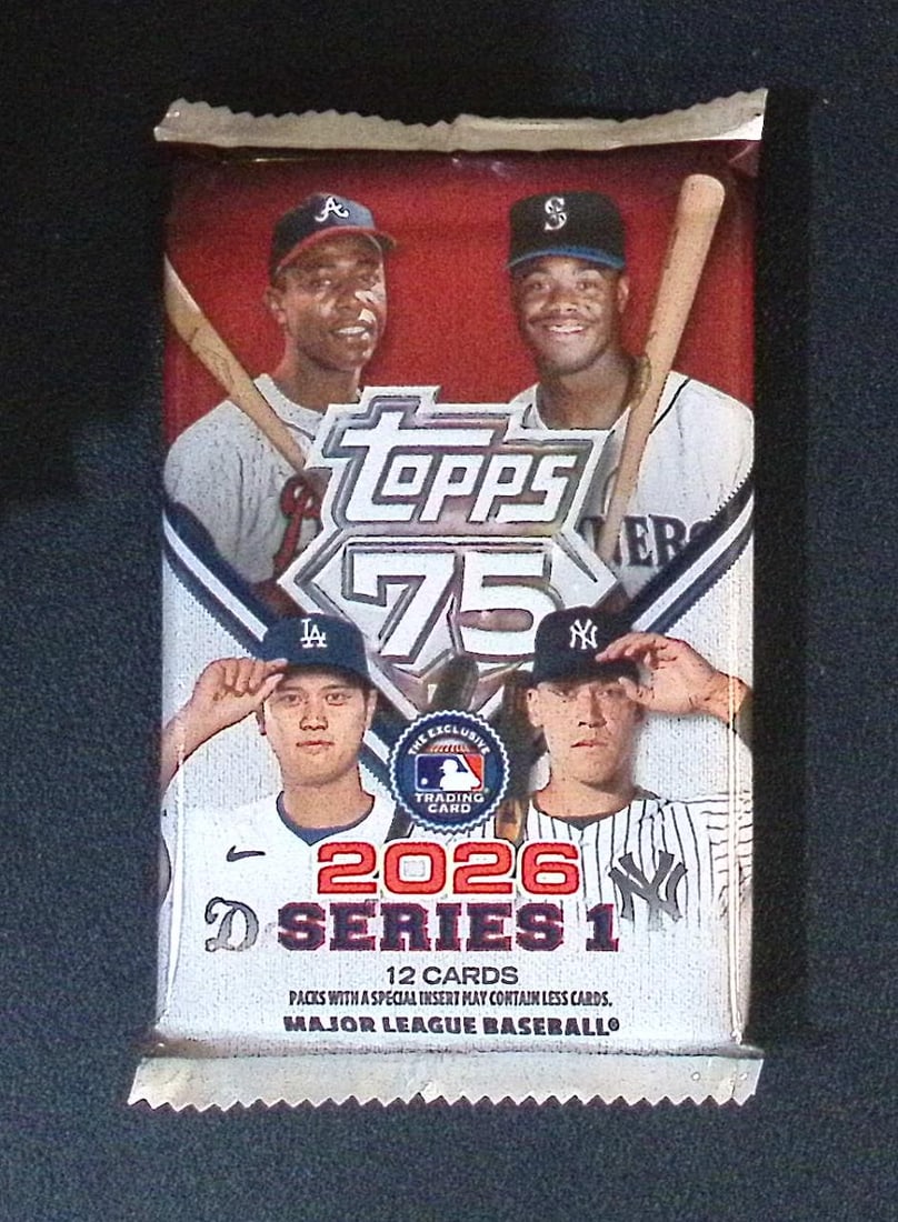 2026 Topps Series 1 Baseball 75th Anniversary BLASTER BOX PACK (1 of 1)