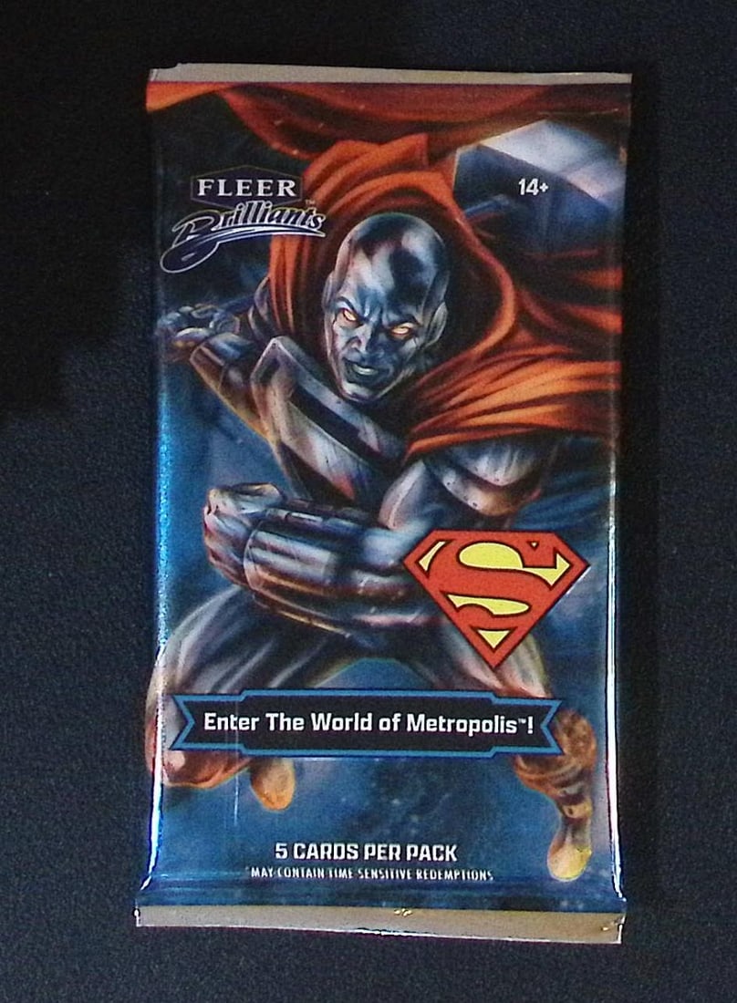 2025 Fleer Brilliants Superman Blaster Box Pack: DC Trading Card Collectibles, Superhero Movies, Cartoon, Marvel Cards