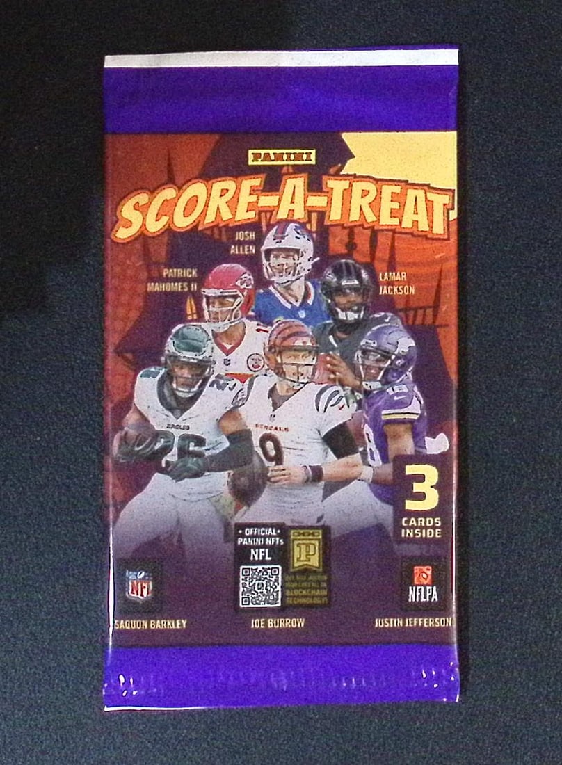 2025 Panini Score A Treat Football Cards Retail Pack, Sports Cards Cam Ward, Travis Hunter, Shedeur (1 of 1)