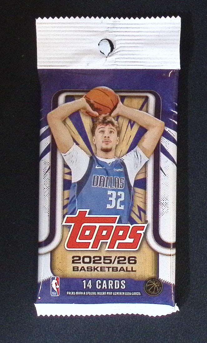 2025-26 Topps Basketball Card HANGER RETAIL PACK - RC'S: Cooper Flagg, Kon Kneuppel, VJ Edgecombe: Topps Basketball NBA Trading & Sports Cards, Rookie Cards in this set are Cooper Flagg, Dylan Harper, Ace Bailey, V J Edgecombe, Kon Knueppel , Autographs, Signatures, Green Topps Logo Refractor, Auct