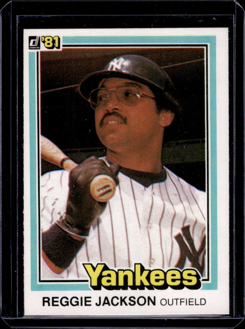 Reggie Jackson 1981 Donruss #228 New York Yankees: Donruss Baseball MLB Trading & Sports Cards, Sports Cards for Sale Near Me, Prizm, Mosaic, Select, SP, SSP, Auction Memorabilia Lots for Sale On Line, World Series & Hall of Fame Players, Diamond King