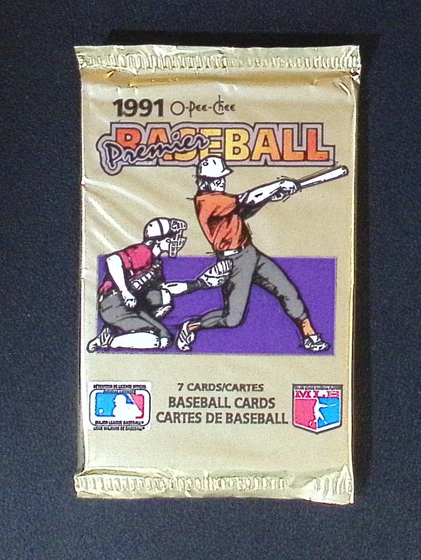 1991 O Pee Chee Series 1 Baseball Retail Box Pack - MLB Trading Cards: O Pee Chee Vintage Baseball MLB Trading & Sports Cards, World Series & Hall of Fame Players, Old Sports Cards for Sale Near Me, Valuable Auction Memorabilia Lots For Sale On Line, Tony Gwynn, Rickey H