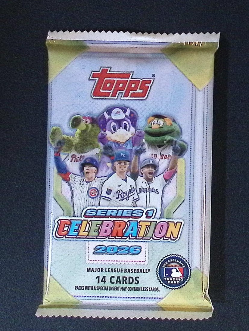 2026 Topps Series 1 Celebration Baseball Mega Box Pack (1 of 1)
